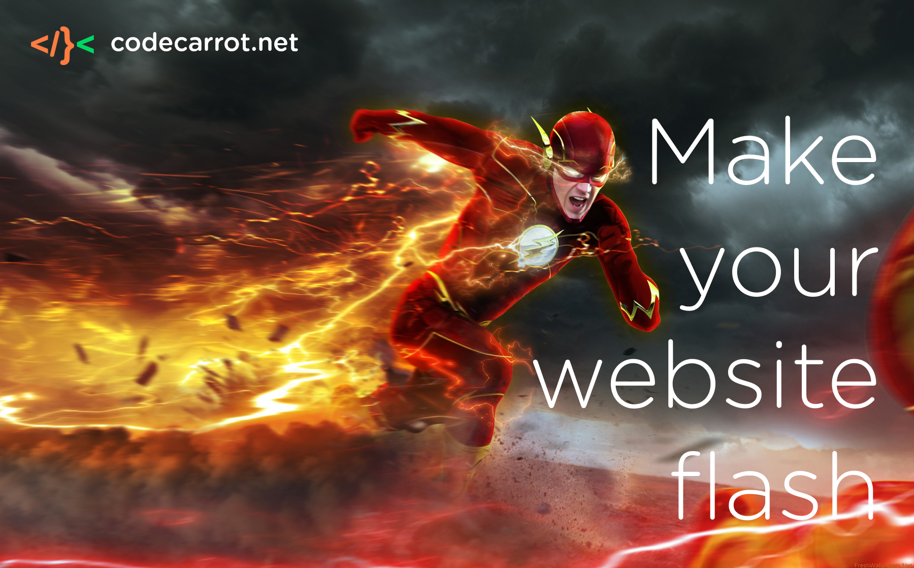 make your website like flash with codecarrot