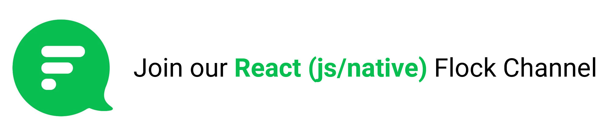 Join our React Js/Native Flock Channel