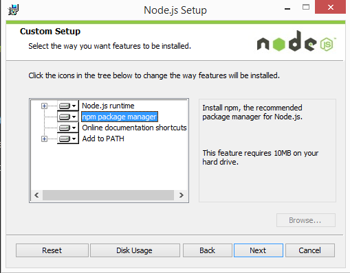 node installer