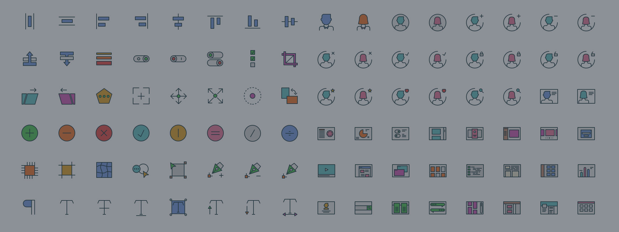 168 Custom Interface Icons